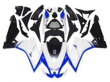 Bianco Lucido & Blu 2010-2015 RSV4 1000 Carena Moto