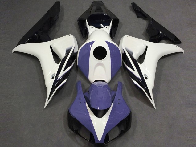 Bianco Lucido Blu & Nero 2006-2007 CBR1000RR Carena Moto Bianco Lucido Blu & Nero 2006-2007 CBR1000RR Carena Moto