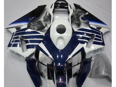 Bianco Lucido & Blu Sfumato 2003-2004 CBR600RR Carena Moto