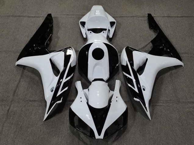 Bianco Lucido & Nero 2006-2007 CBR1000RR Carena Moto Bianco Lucido & Nero 2006-2007 CBR1000RR Carena Moto