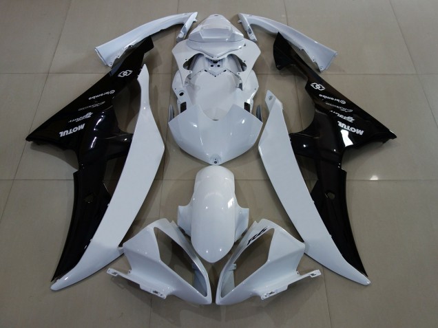 Bianco Lucido/Nero 2008-2016 R6 Carena Moto Bianco Lucido/Nero 2008-2016 R6 Carena Moto