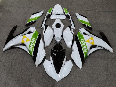 Bianco Lucido Nero & Verde 2015-2018 R3 Carena Moto