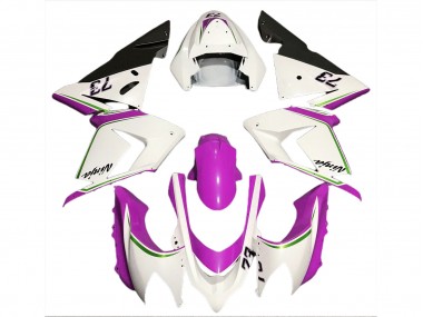 Bianco Lucido & Rosa 2004-2005 ZX10R Carena Moto