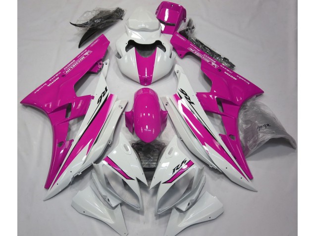 Bianco Lucido & Rosa 2006-2007 R6 Carena Moto Bianco Lucido & Rosa 2006-2007 R6 Carena Moto