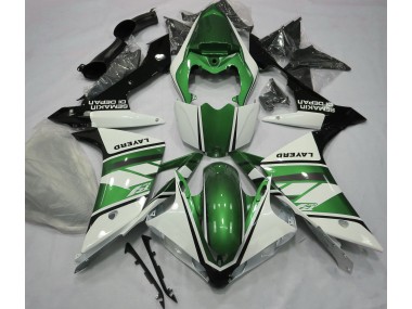 Bianco Lucido & Verde 2007-2008 R1 Carena Moto