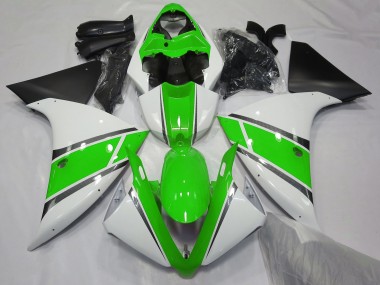 Bianco Lucido & Verde 2009-2011 R1 Carena Moto