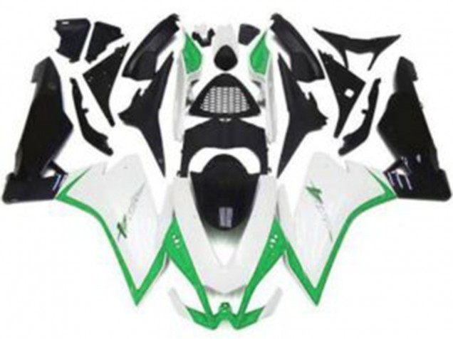 Bianco Lucido & Verde 2010-2015 RSV4 1000 Carena Moto Bianco Lucido & Verde 2010-2015 RSV4 1000 Carena Moto