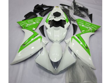 Bianco Lucido & Verde 2012-2014 R1 Carena Moto