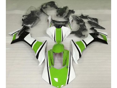 Bianco Lucido Verde & Nero 2015-2019 R1 Carena Moto