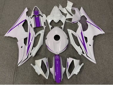 Bianco Lucido & Viola 2008-2016 R6 Carena Moto