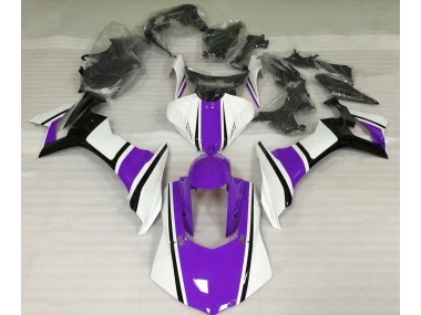 Bianco Lucido Viola & Nero 2015-2019 R1 Carena Moto