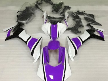 Bianco Lucido Viola & Nero 2015-2019 R1 Carena Moto