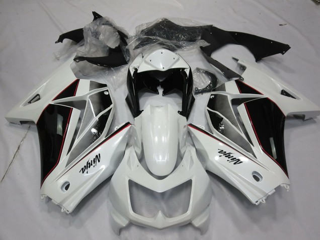 Bianco & Nero 2008-2012 Ninja 250 Carena Moto Bianco & Nero 2008-2012 Ninja 250 Carena Moto