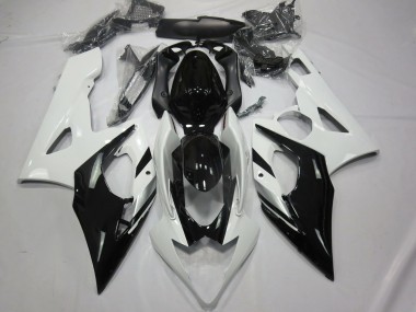 Bianco Nero & Argento 2005-2006 GSXR 1000 Carena Moto