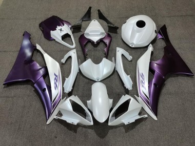 Bianco Opaco & Viola 2008-2016 R6 Carena Moto