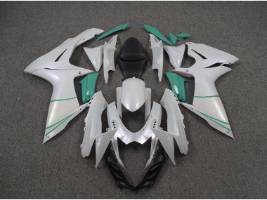 Bianco Perla & Blu T 2011-2024 GSXR 600-750 Carena Moto