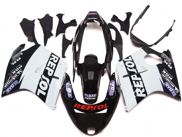 Bianco Repsol Lucido 1996-2007 CBR1100XX Carena Moto Bianco Repsol Lucido 1996-2007 CBR1100XX Carena Moto