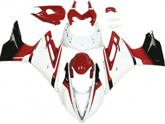 Bianco & Rosso 2013-2016 Daytona 675 Carena Moto Bianco & Rosso 2013-2016 Daytona 675 Carena Moto