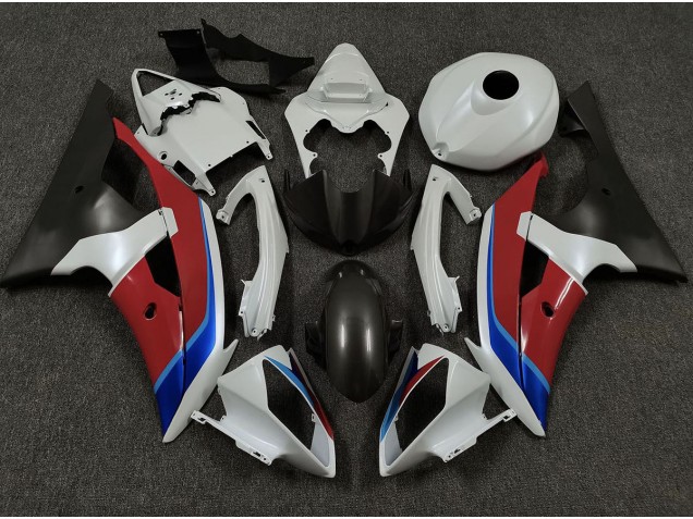 Bianco Rosso & Blu 2008-2016 R6 Carena Moto Bianco Rosso & Blu 2008-2016 R6 Carena Moto