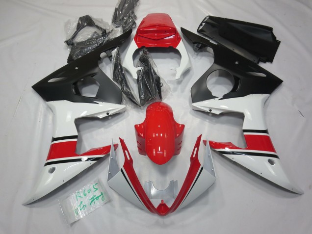 Bianco Rosso & Nero 2005 R6 Carena Moto Bianco Rosso & Nero 2005 R6 Carena Moto