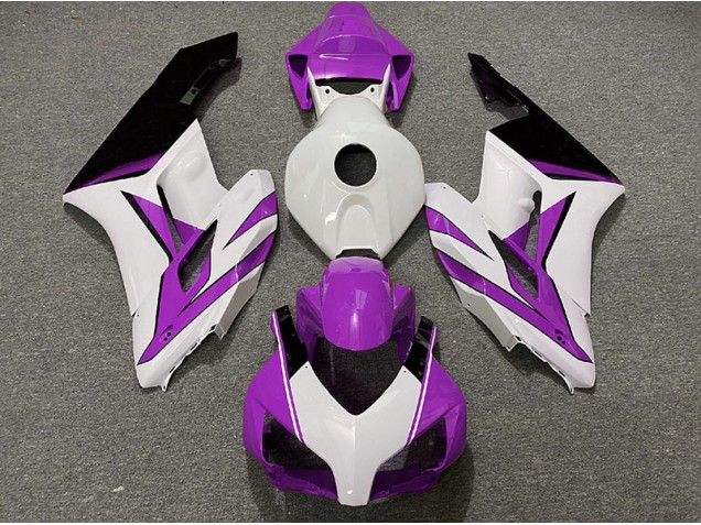 Bianco Viola & Nero Lucido 2004-2005 CBR1000RR Carena Moto Bianco Viola & Nero Lucido 2004-2005 CBR1000RR Carena Moto
