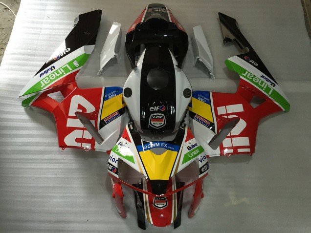 Blanc Rouge Givi 2005-2006 CBR600RR Carena Moto Blanc Rouge Givi 2005-2006 CBR600RR Carena Moto