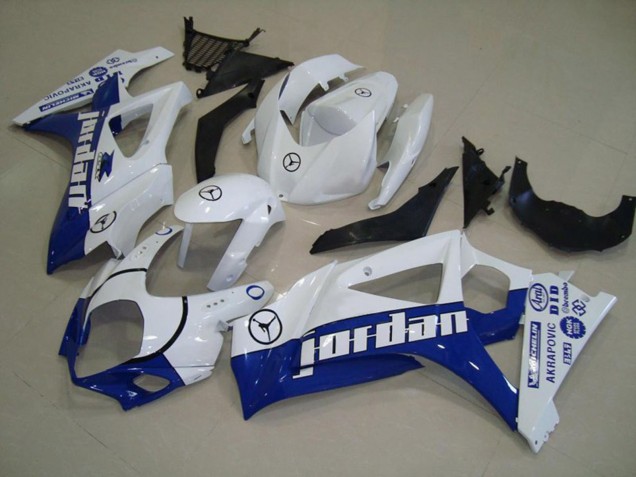 Bleu Jordan 2007-2008 GSXR 1000 Carena Moto