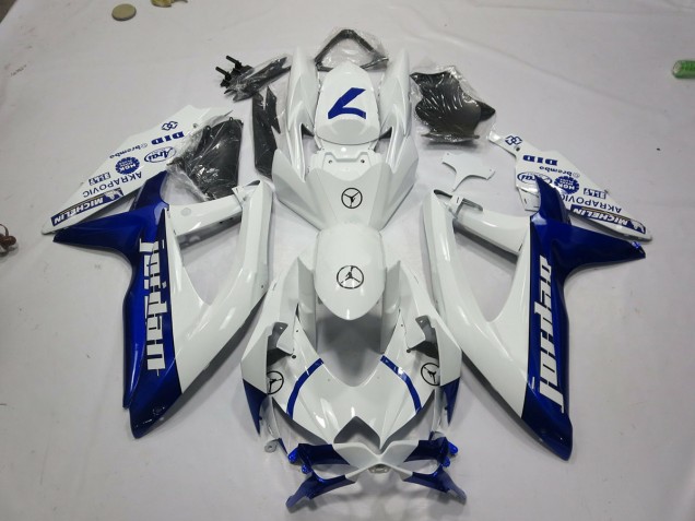 Bleu Jordan 2008-2010 GSXR 600-750 Carena Moto Bleu Jordan 2008-2010 GSXR 600-750 Carena Moto