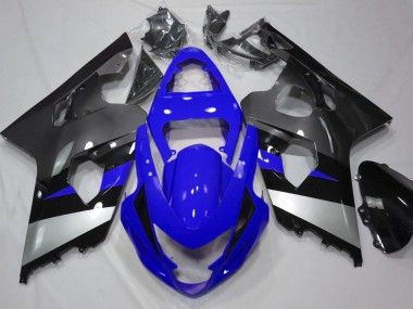 Blu & Argento 2004-2005 GSXR 600-750 Carena Moto