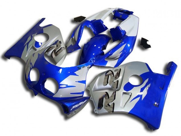 Blu Argento & Bianco 1990-1998 CBR250RR Carena Moto Blu Argento & Bianco 1990-1998 CBR250RR Carena Moto