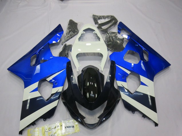 Blu Bianco 2004-2005 GSXR 600-750 Carena Moto Blu Bianco 2004-2005 GSXR 600-750 Carena Moto