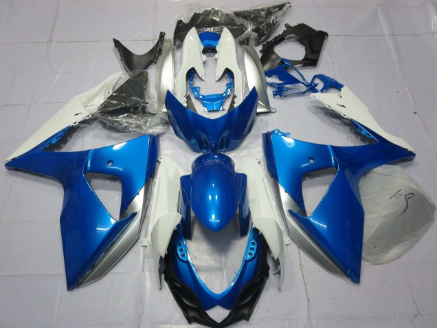 Blu & Bianco 2009-2016 GSXR 1000 Carena Moto Blu & Bianco 2009-2016 GSXR 1000 Carena Moto