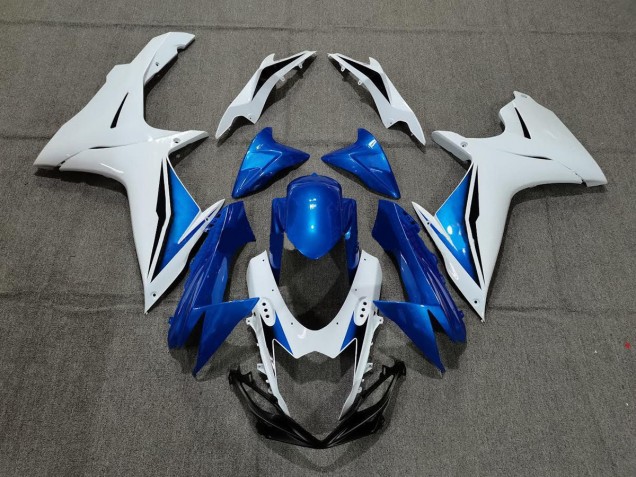 Blu & Bianco 2011-2024 GSXR 600-750 Carena Moto Blu & Bianco 2011-2024 GSXR 600-750 Carena Moto