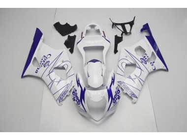 Blu & Bianco Corona 2003-2004 GSXR 1000 Carena Moto