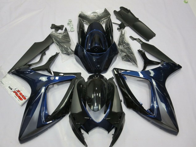 Blu & Grigio 2006-2007 GSXR 600-750 Carena Moto Blu & Grigio 2006-2007 GSXR 600-750 Carena Moto