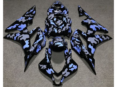 Blu & Grigio Mimetico 2007-2008 CBR600RR Carena Moto