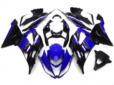 Blu Intenso & Nero Vibranti 2013-2018 ZX6R Carena Moto