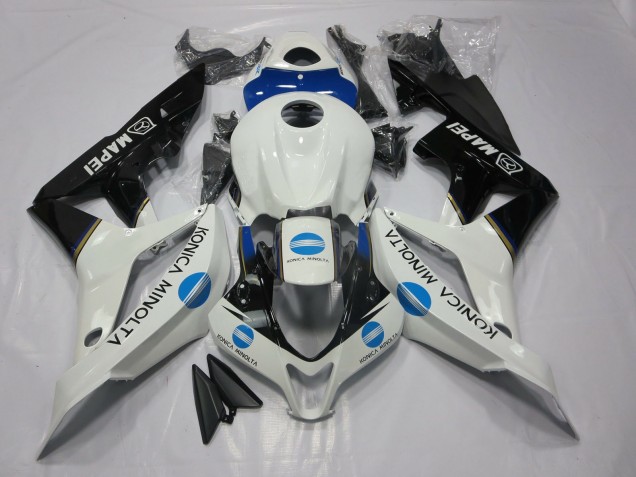 Blu Konica Minolta & Nero 2007-2008 CBR600RR Carena Moto Blu Konica Minolta & Nero 2007-2008 CBR600RR Carena Moto