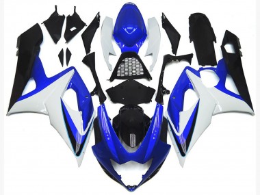 Blu Lucido & Bianco 2005-2006 GSXR 1000 Carena Moto