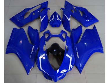 Blu Lucido & Bianco 2011-2014 Ducati 1199 Carena Moto