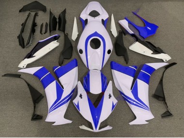 Blu Lucido & Bianco 2012-2016 CBR1000RR Carena Moto