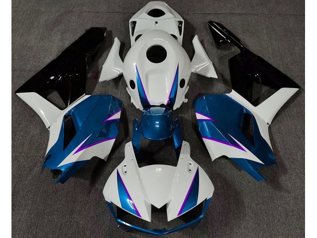 Blu Lucido Bianco & Viola 2013-2023 CBR600RR Carena Moto Blu Lucido Bianco & Viola 2013-2023 CBR600RR Carena Moto