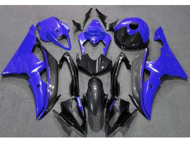 Blu Lucido & Fibra Di Carbonio 2008-2016 R6 Carena Moto