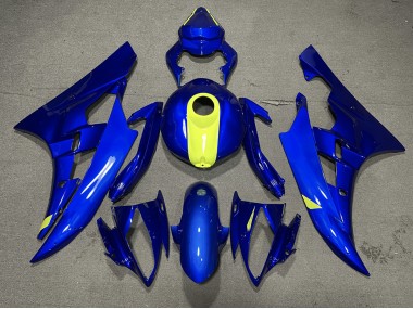 Blu Lucido & Giallo Ad Alta Visibilità 2006-2007 R6 Carena Moto