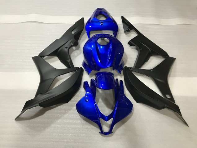 Blu Lucido & Lime 2007-2008 CBR600RR Carena Moto Blu Lucido & Lime 2007-2008 CBR600RR Carena Moto