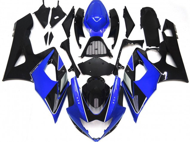Blu Lucido & Nero 2005-2006 GSXR 1000 Carena Moto Blu Lucido & Nero 2005-2006 GSXR 1000 Carena Moto