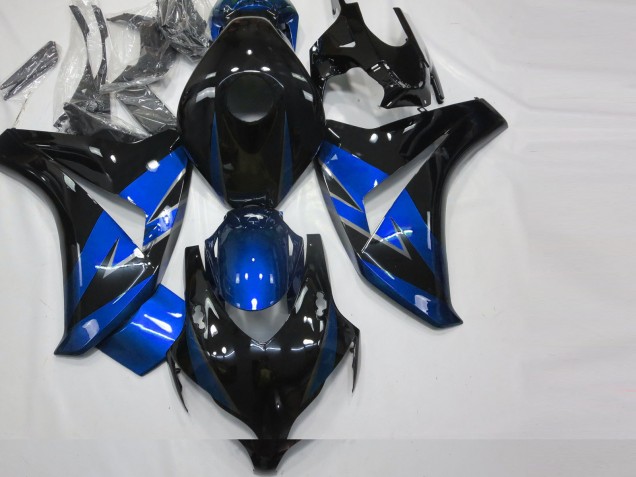 Blu Lucido & Nero 2008-2011 CBR1000RR Carena Moto Blu Lucido & Nero 2008-2011 CBR1000RR Carena Moto
