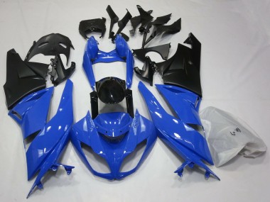 Blu Lucido & Nero 2009-2012 ZX6R Carena Moto