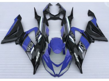 Blu Lucido & Nero 2013-2018 ZX6R Carena Moto
