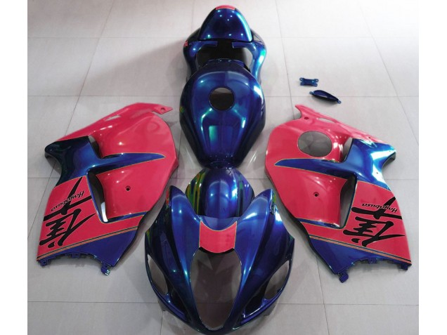 Blu Lucido & Rosso 1997-2007 GSXR 1300 Carena Moto Blu Lucido & Rosso 1997-2007 GSXR 1300 Carena Moto